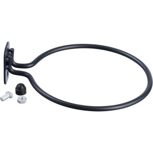 Juliana Pflanztopfhalter, Ø 14 cm, aus schwarzem Stahl, Zubehör für Gewächshäuser.