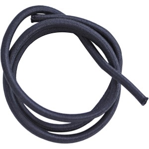 Schwarzes Beetex Gummiseil, 6 mm Durchmesser, 6 m Länge, Zubehör für Sonnenschutz.