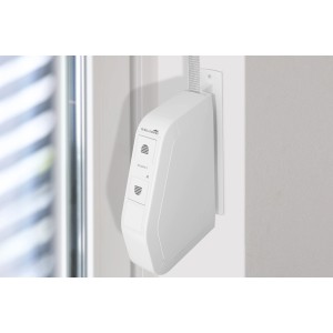 Schellenberg Rollladengurt-Antrieb RD75 Premium, Aufputz-Montage, weiße Ausführung.