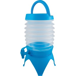 Faltbarer, blauer 5L Wasserkanister von Happy People für Camping & Outdoor.