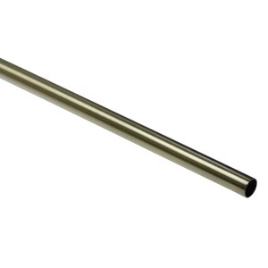 Gardinia Gardinenstange Memphis Ø 16 mm Messing-Antik 240 cm