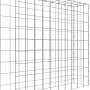 Gabiona Anbaukorb Typ 4, 90x100x20cm, Maschenweite 10x10cm, aus verzinktem Draht.