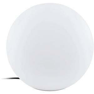 Weiße Eglo Monterolo-Z Außen-Lichtkugel, Ø 39 cm, 1-flammig, für den Garten oder die Terrasse.