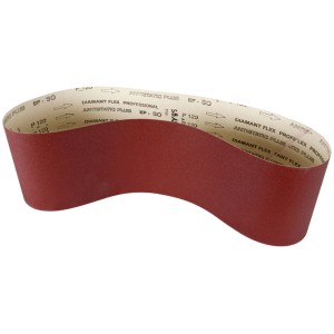 Holzmann Schleifbandset, 10-teilig, 760x25mm, für Band-Tellerschleifer BT75. Schleifbänder mit Körnung 60-120.
