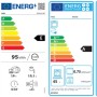 Energieeffizienzlabel für Flex-Well Küchengeräte-Set 7: Kühlschrank E, Geschirrspüler E, Herd A, Dunstabzug B.
