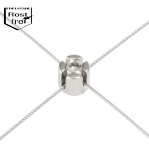 Conacord Kreuzklemme aus Edelstahl 15 cm x 6 cm x 2 cm