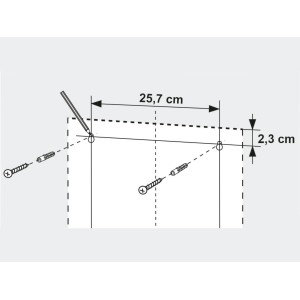 Sieper Medizinschrank Medibox 39 cm x 39 cm x 16 cm Weiß