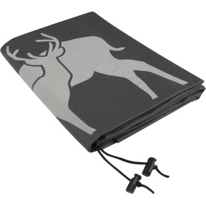 Windhager Winter-Vlieshaube mit Hirsch-Motiv, 1,4x2m, zum Schutz von Pflanzen vor Frost und Schnee.