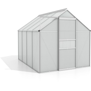 Vitavia Gewächshaus Comet 5000 aus Alu mit Hohlkammerplatten (HKP), inkl. Zubehör-Set.