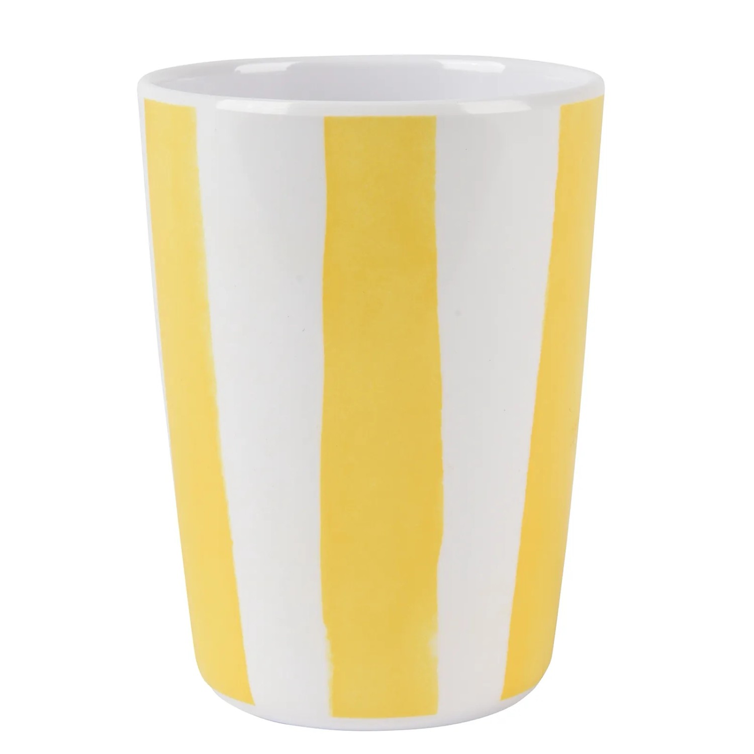 Frühstücksbecher Melamin Ø 7,8 x 10,5 cm Gelb-Weiß kaufen bei OBI