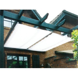 Floracord Vierecksonnensegel Weiß 270 cmx 140 cm