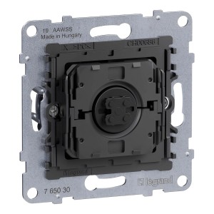 Legrand Seano Jalousietastereinsatz mit 3 Tasten für Schalter und Taster.