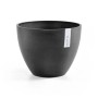 Ecopots Antwerp Pflanztopf, dunkelgrau, 50 cm. Ideal für Innen- und Außenbereich.