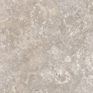 Graue Feinsteinzeug Bodenfliese, 60x60 cm, matte Steinoptik für Innen- und Außenbereich.