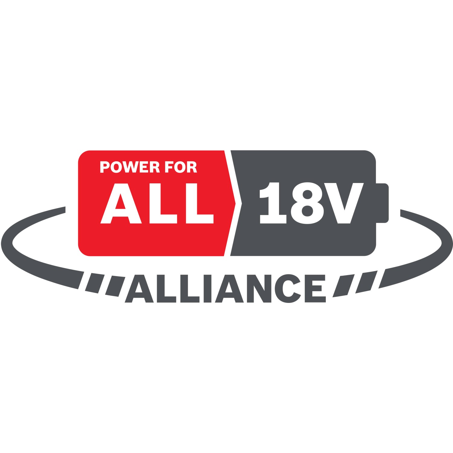 Power For All Alliance Logo für Gardena 18V Akku-Geräte.