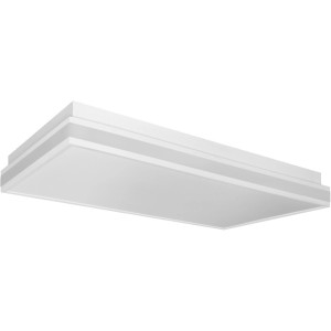 Weiße, dimmbare Ledvance Smart+ WiFi Deckenleuchte Orbis, 60x30 cm, mit Magnetrahmen und einstellbarer Farbtemperatur.
