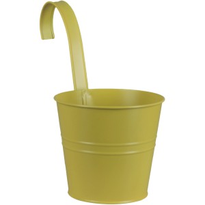 Grüner A.H.G. Zink-Hängetopf, 14x24 cm, lackiert. Ideal für Balkon und Garten.