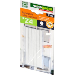 IS Magnetprofile Weiss, 3er Set für Insektenschutzrahmen, zur sicheren Befestigung von Fliegengittern.