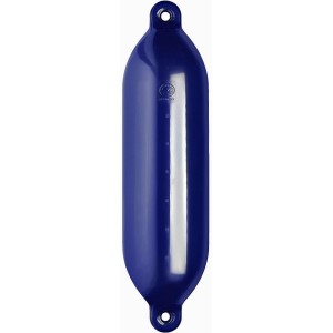 Seilflechter Mini-Fender Navy, 90x320mm, robustes Boot-Zubehör mit zwei Ösen für hohe Stabilität.