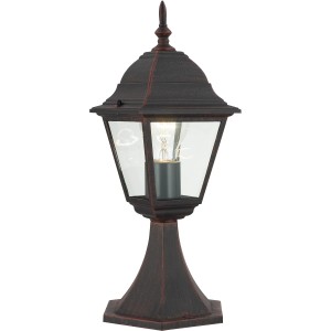 Brilliant Außen-Sockelleuchte Newport Rostfarbe