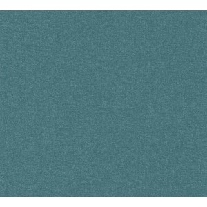 AS-Creation Vliestapete Uni Struktur, matte Oberfläche, leicht strukturiert, Petrol.