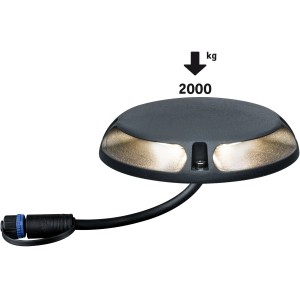 Paulmann Plug & Shine LED-Bodenleuchte, warmweiß, 3,2 cm. Außenbeleuchtung für Garten & Terrasse.