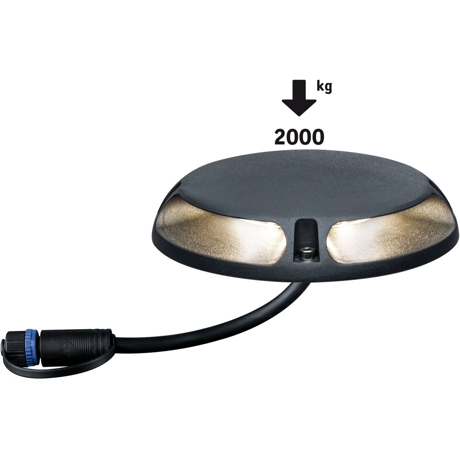 Paulmann Plug & Shine LED-Bodenleuchte, warmweiß, 3,2 cm. Außenbeleuchtung für Garten & Terrasse.