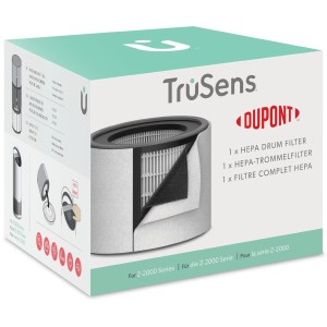 Leitz TruSens Z-2000 Ersatzfilter 3in1: Partikelfilter, Aktivkohlefilter, Vorfilter im Karton.