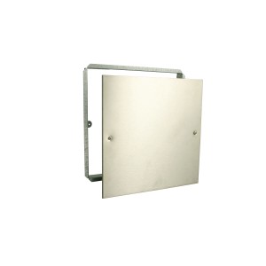 Marley Revisionsklappe Niro, 200x200mm, aus Edelstahl und verzinktem Stahlblech.