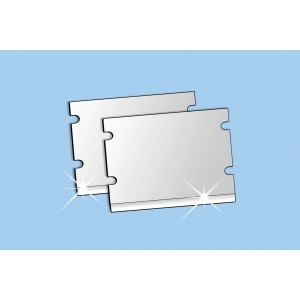 Ersatzklingen für Wenko Glaskeramik-Kochfeldreiniger, Edelstahl rostfrei.