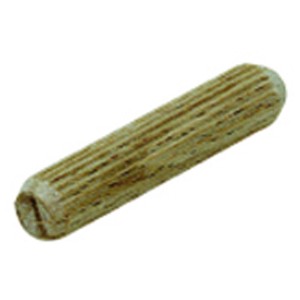 Geriffelter Holzdübel, 10x40 mm, FSC®-zertifiziert, für Holzverbindungen.