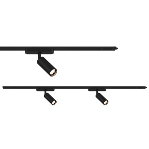 Bril Erweiterungs-Set Luxtrail LED Spots Schwenkbar Schwarz