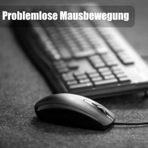 BigDean Schreibtischunterlage Filz XXL 90x40 cm Premium Filz Mauspad & Tischschutz Rutschfest Geräuschdämpfend Edle Filzunterlage für Homeoffice