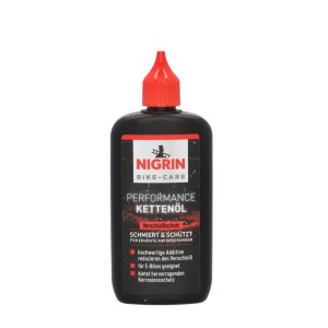 Nigrin Kettenöl Bike-Care für E-Bikes, 100ml Flasche. Fahrradpflege für E-Bike Ketten.