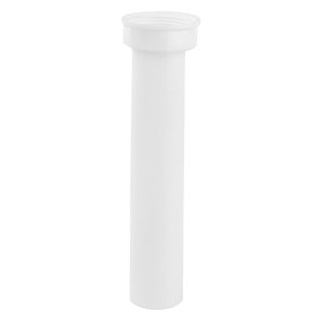 Weißes Kirchhoff Tauchrohr, 44,9 mm x 200 mm, für DN 40 mm Siphon.