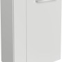Fackelmann Waschbeckenunterschrank SBC, weiß, 44 cm breit, mit Griff.