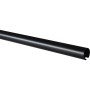 Gardinia Gardinenstange Chicago, Ø 20 mm, schwarz-matt, 240 cm. Stilvolle Stange mit Innenlauf.