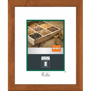 OBI Holz-Wechselrahmen Kirschbaum, 24x30 cm, FSC®-zertifiziert. Bilderrahmen für Fotos und Bilder.