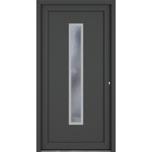 Roro Haustür OKE 1105 Kunststoff Weiß-Anthrazit 110 m x 210 cm DIN R