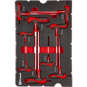 Einhell Werkzeug-Pad T-Griff-Schraubendreher E-Case 9-teilig