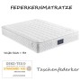 okwish Polsterbett 140x200cm mit Leselicht Stauraum Jugendzimmer Grau mit Matratze_10