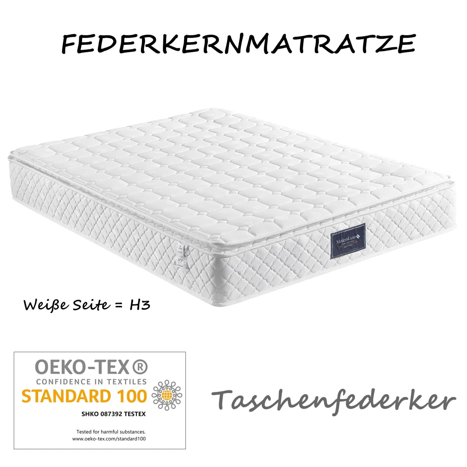 okwish Polsterbett 140x200cm mit Leselicht Stauraum Jugendzimmer Grau mit Matratze_10