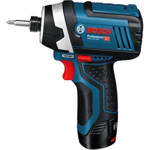 Bosch Professional Akku-Schlagschrauber GDR 12V-105 mit Akku und Bit.