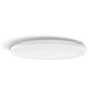 Rundes, weißes Philips Hue LED-Panel Tento XL (Ø 54,2 cm) für smarte Deckenbeleuchtung mit Farbwechsel.