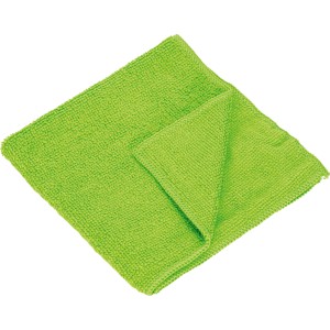 Grünes Mikrofaser Universaltuch, 5er Set, für Reinigung und Haushalt.