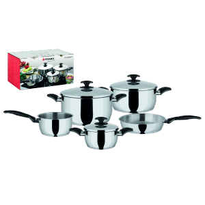 Pyramis Kochtopf-Set Gourmet Silber