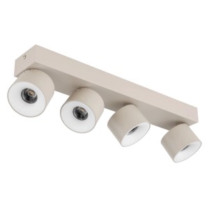 Globo LED-Strahler Rae Metall Sandfarben matt 45,5 cm x 7,2 cm x 12 cm