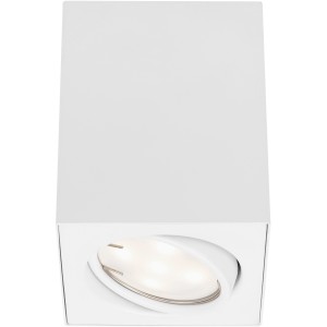 Briloner LED-Decken- & Wandlampe Tube Weiß Metall eckig