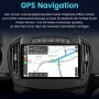 Junsun 9 Zoll Autoradio mit GPS Navigation im Opel Insignia Armaturenbrett, zeigt Routenführung auf Touchscreen.