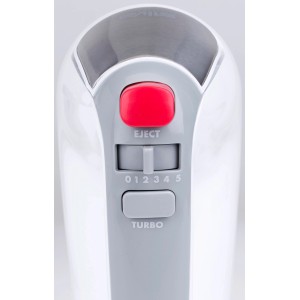 Detailaufnahme: Silva Homeline Handmixer HM-S 4000, Bedienelemente (Eject, Geschwindigkeitsstufen, Turbo)